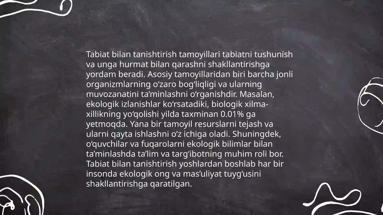 Tabiat bilan tanishtirish tamoyillari 3