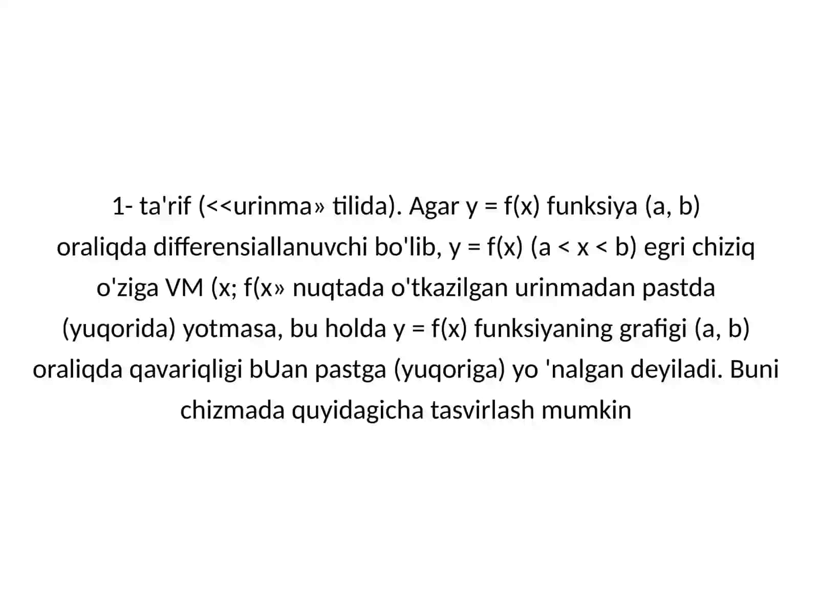 FUNKSIYA GRAFIGINING QAVARIQ VA BOTIQLIGI. FUNKSIYA GRAFIGINING ASIMTOTALARI. LAPITAL QOIDALARI. 3