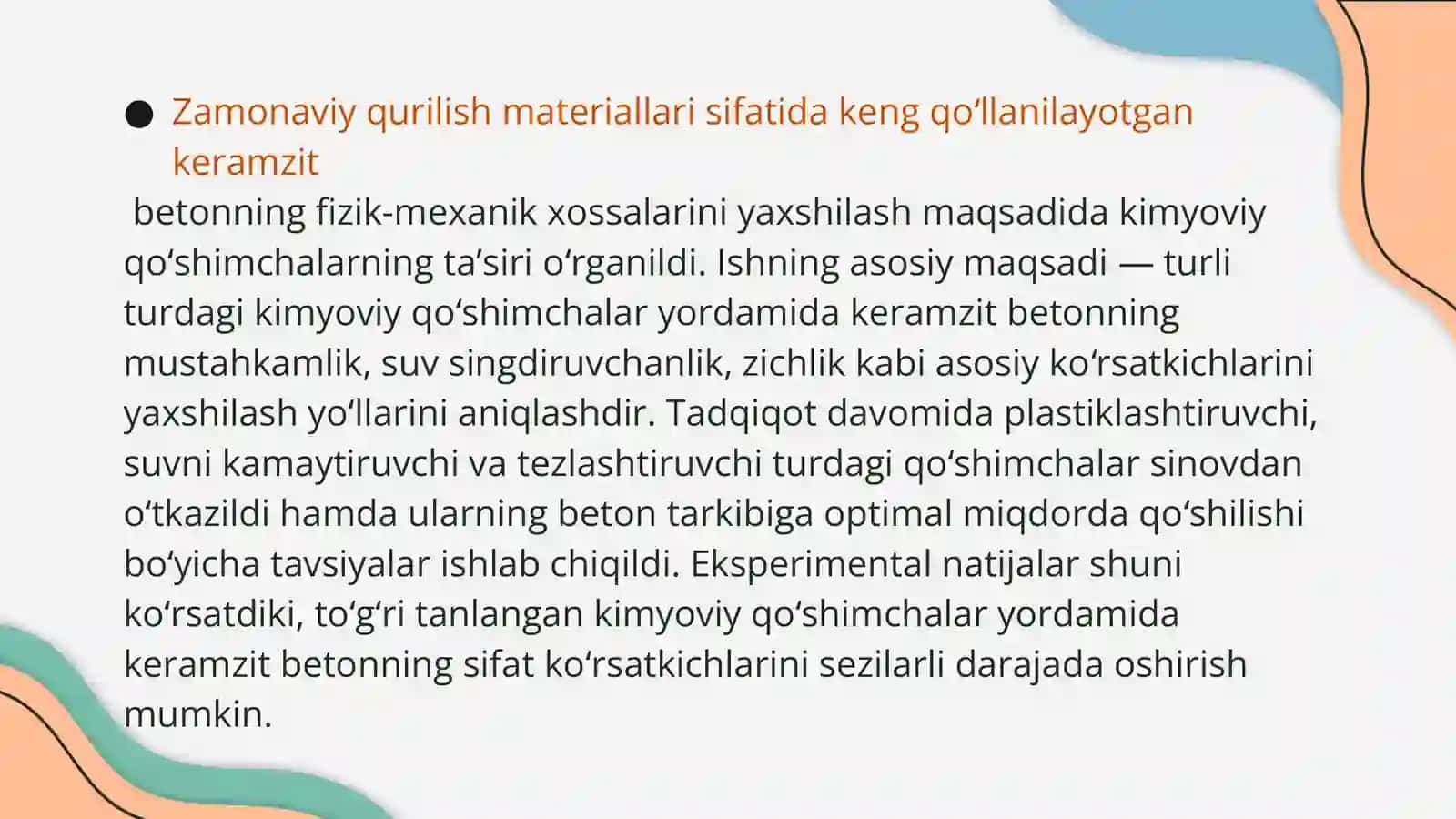 Keramzit Betonning Tavsifi va Foydalanish Sohalari 3