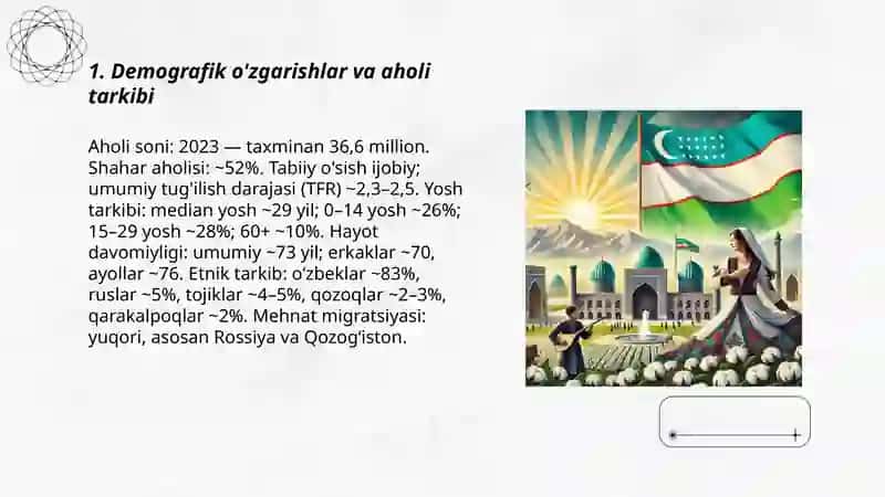 Oʻzbekiston Respublikasidagi ijtimoiy oʻzgarishlar 3
