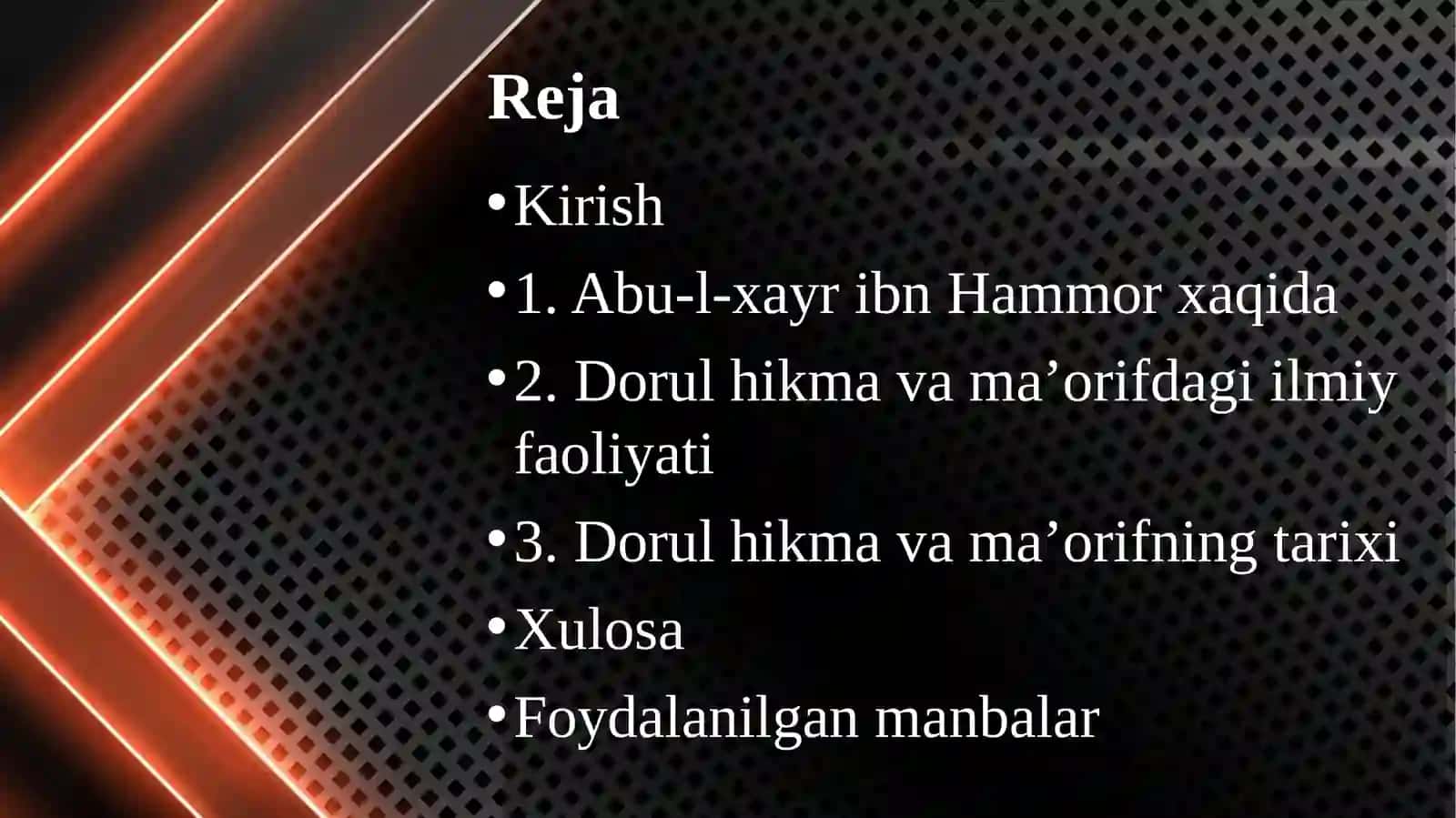 Abu-l-xayr ibn Hammor (tug‘. 942)ning Dorul hikma va ma’orifdagi ilmiy faoliyati 3