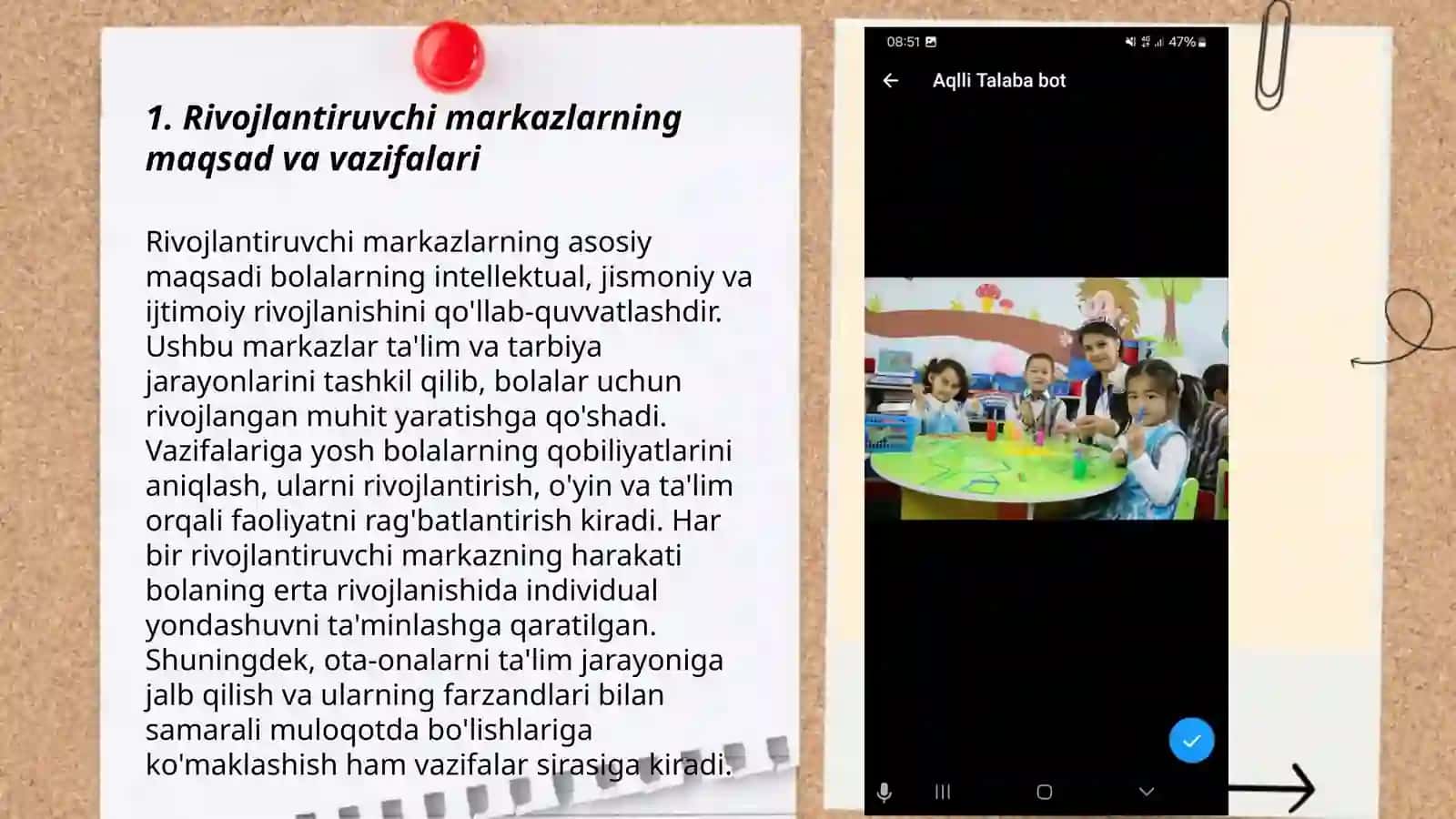 Rivojlantiruvchi markazlar faoliyati 3