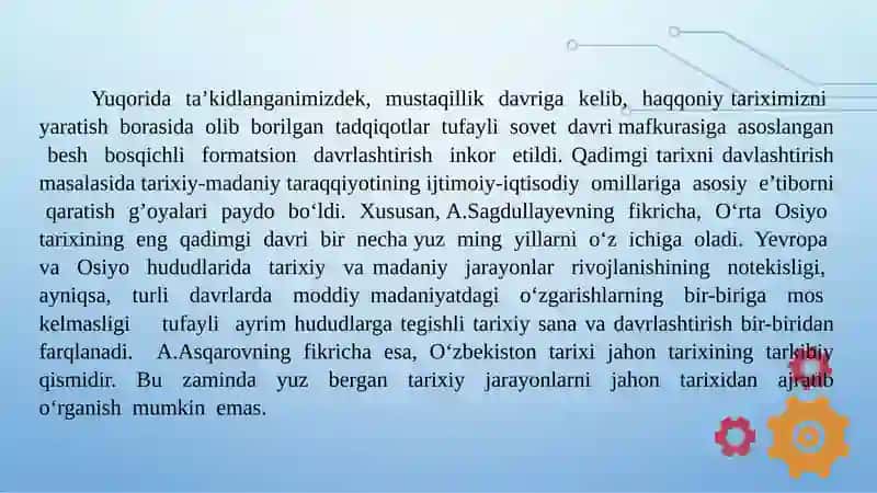 QADIMGI VA ILK O’RTA ASRLAR DAVLATCHILIGI: ASOSIY  BOSQICHLARI VA O’ZIGA XOS XUSUSIYATLARI 3