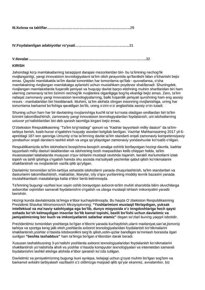Ispring dasturidan foydalanib elektron test savollarini yaratish metodikasi 3