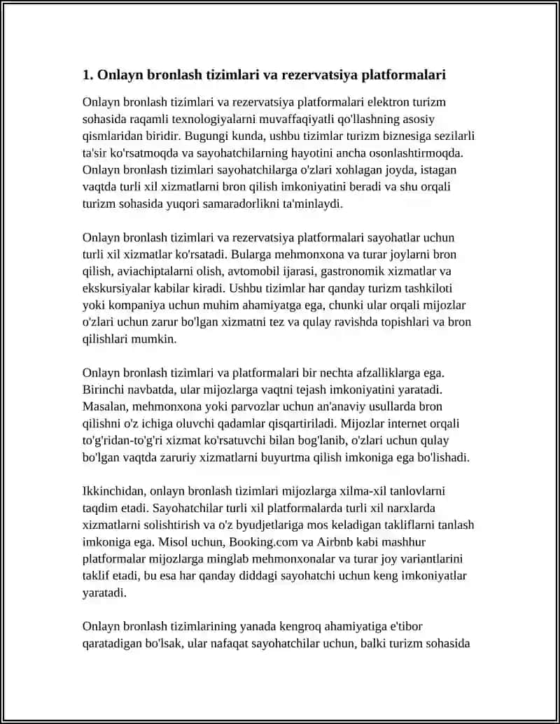 Onlayn bronlash tizimlari va rezervatsiya platformalari 3