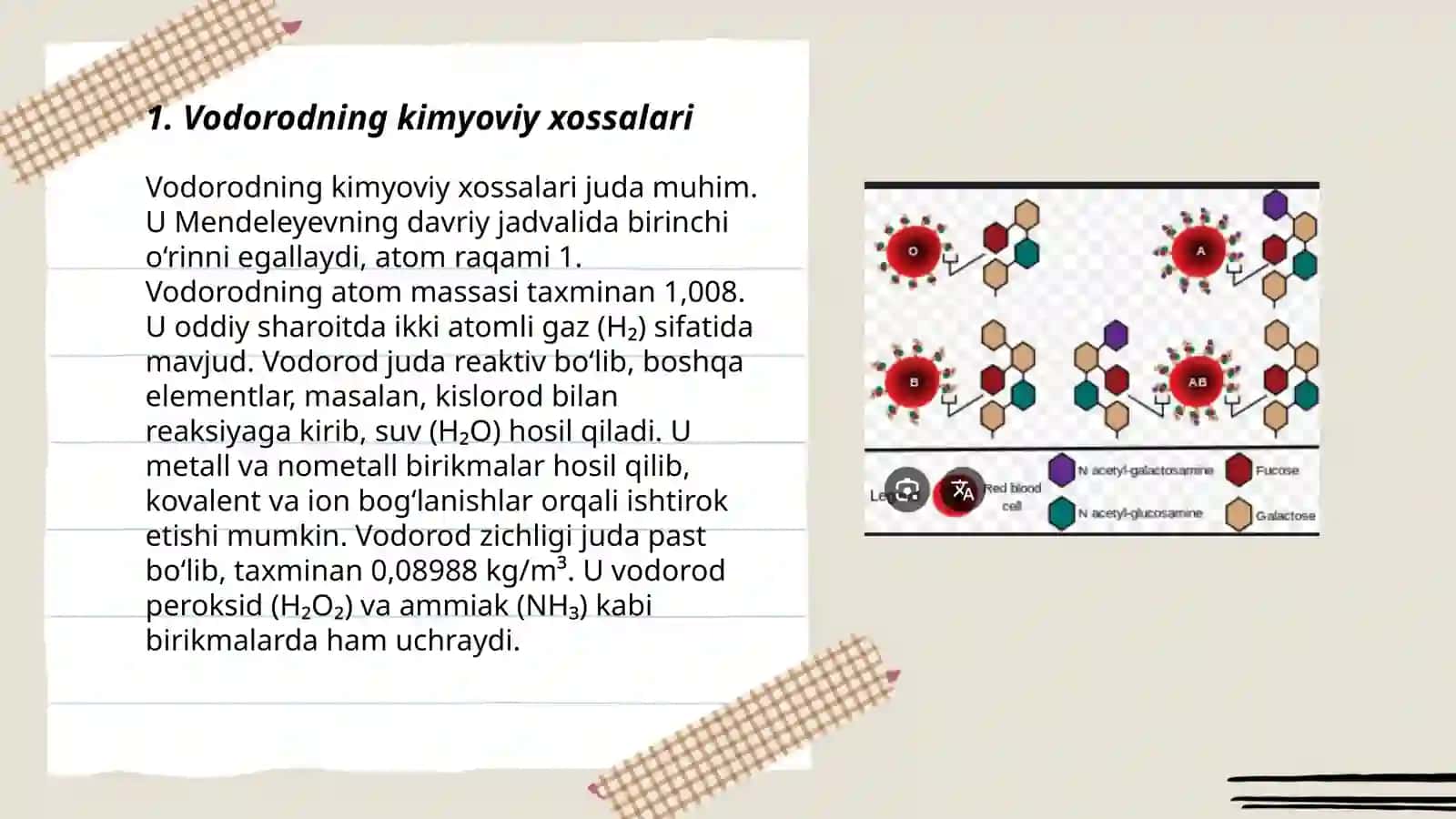Vodorodning kimyoviy xossalari 3