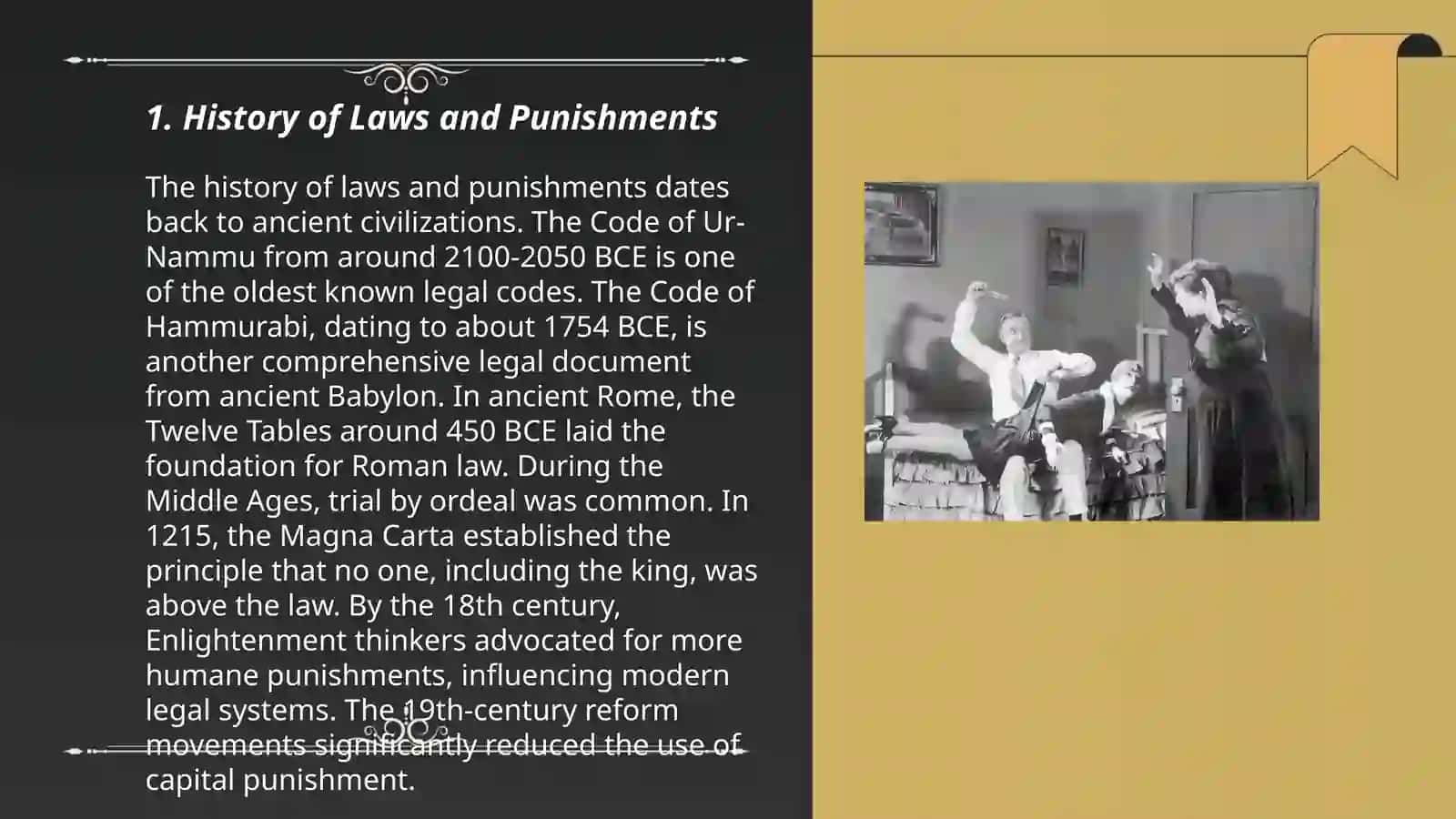 History of Laws and Punishments 3