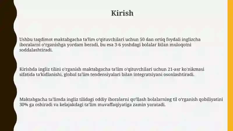 Ingiliz tilini o'rganish 3