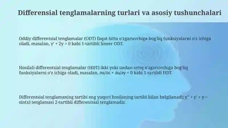 Differensial tenglamalarni oʻqitish metodikasi 3
