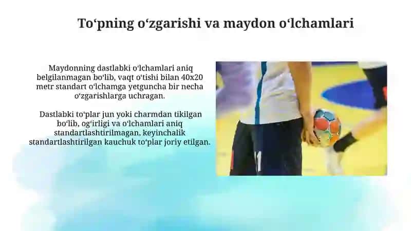 Qo’l to’pi o’yin qoidalarining rivojlanish tarixi 3