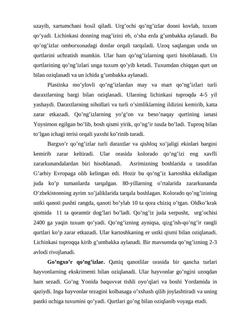 Qattiqqanotlilar turkumi vakillari 3