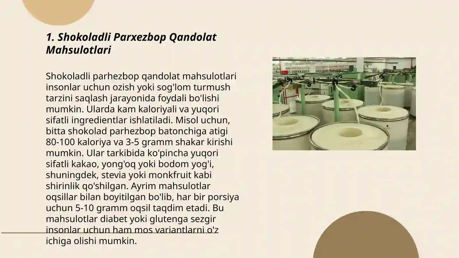 Shokoladli Parxezbop Qandolat Mahsulotlari 3