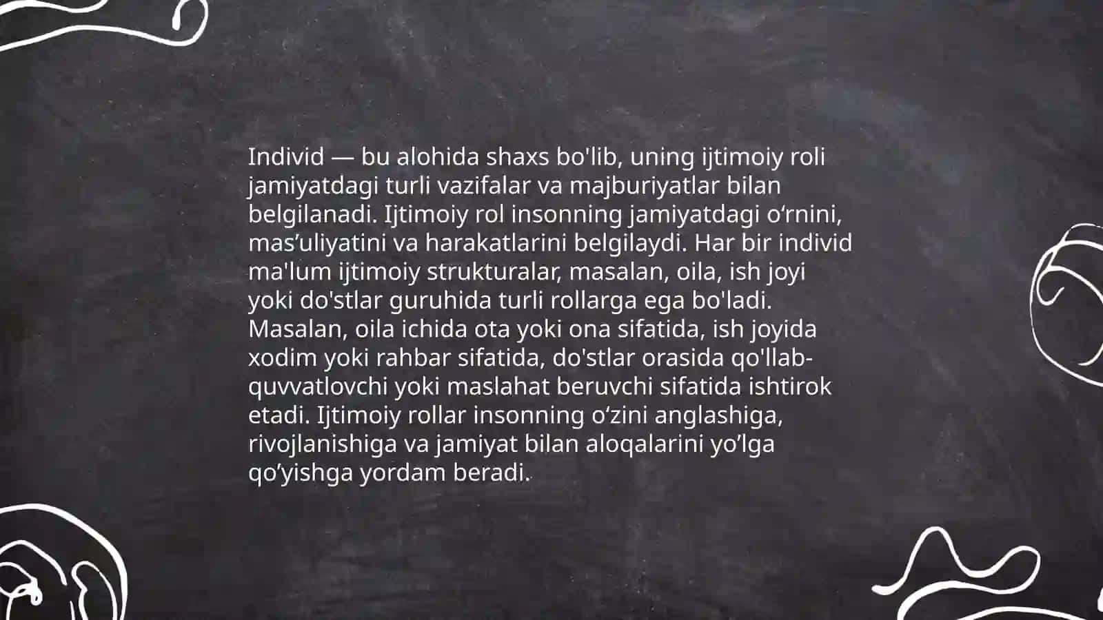 Individ, shaxs, individuallik tushunchasi 3