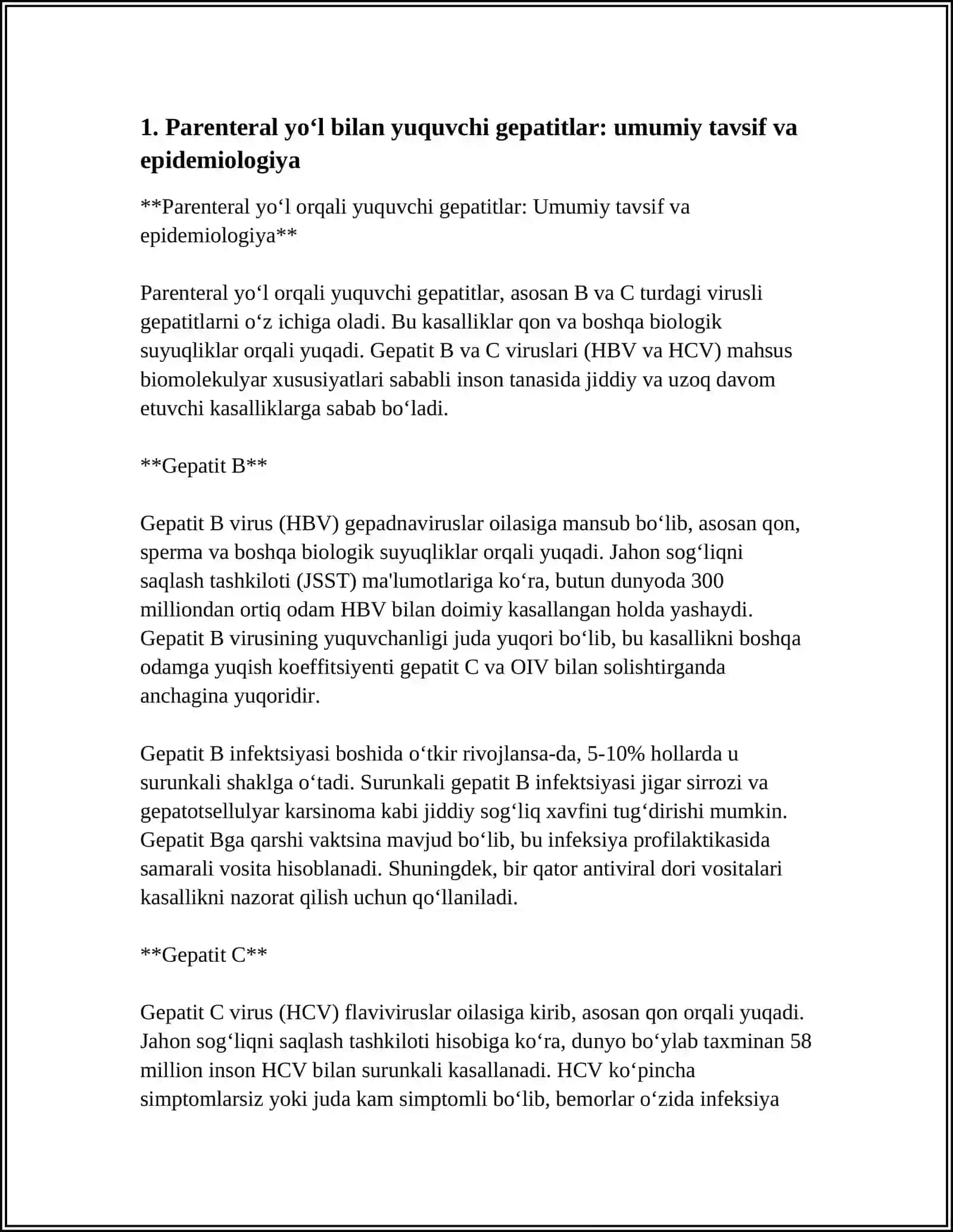 PARENTERAL YO’L BILAN YUQUVCHI GEPATITLAR 3