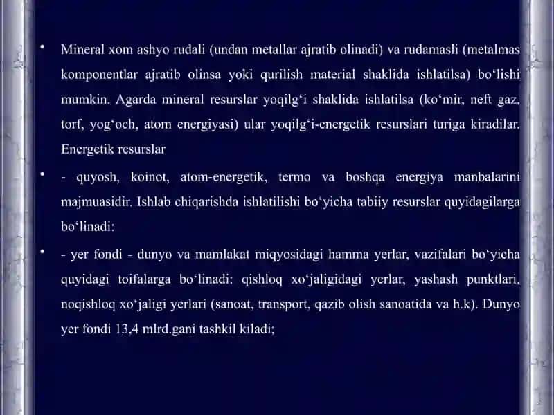 Iqtisodiy resurslarni optimal taqsimlash masalasi 3