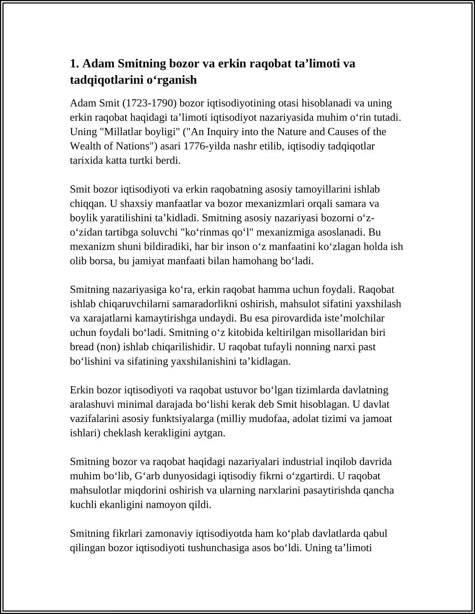 BUYUK IQTISODCHI OLIMLAR TA’LIMOT VA TADQIQOTLARINI ORGANISH 3