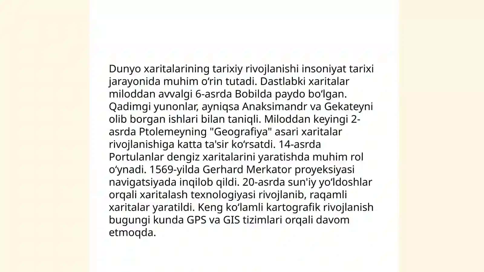 Dunyo xaritalariga izohnoma tarzida yaratilgan asarlar 3