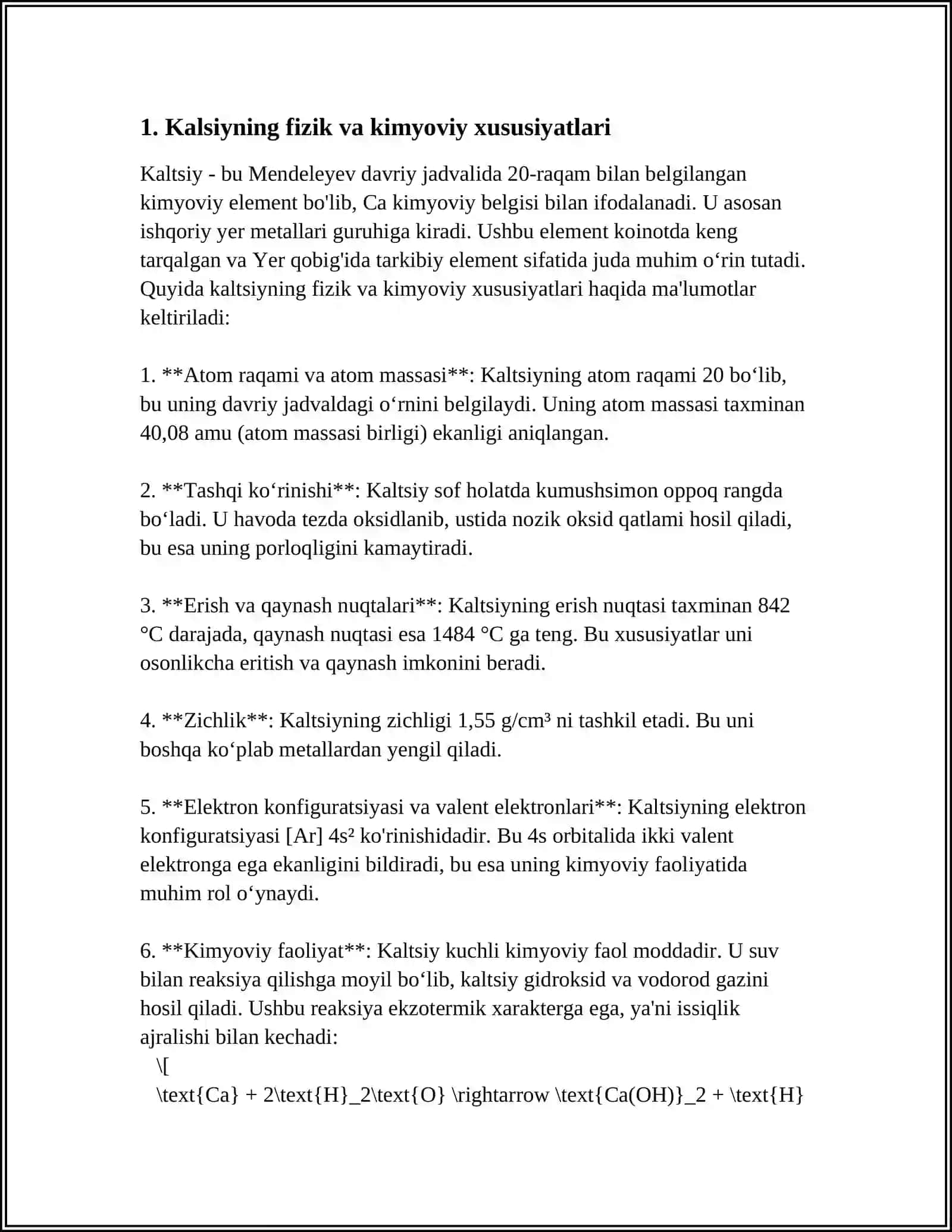KALSIY METALLURGIYASI 3
