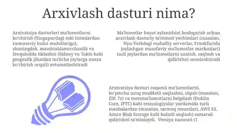 Arxivlash dasturlari 3