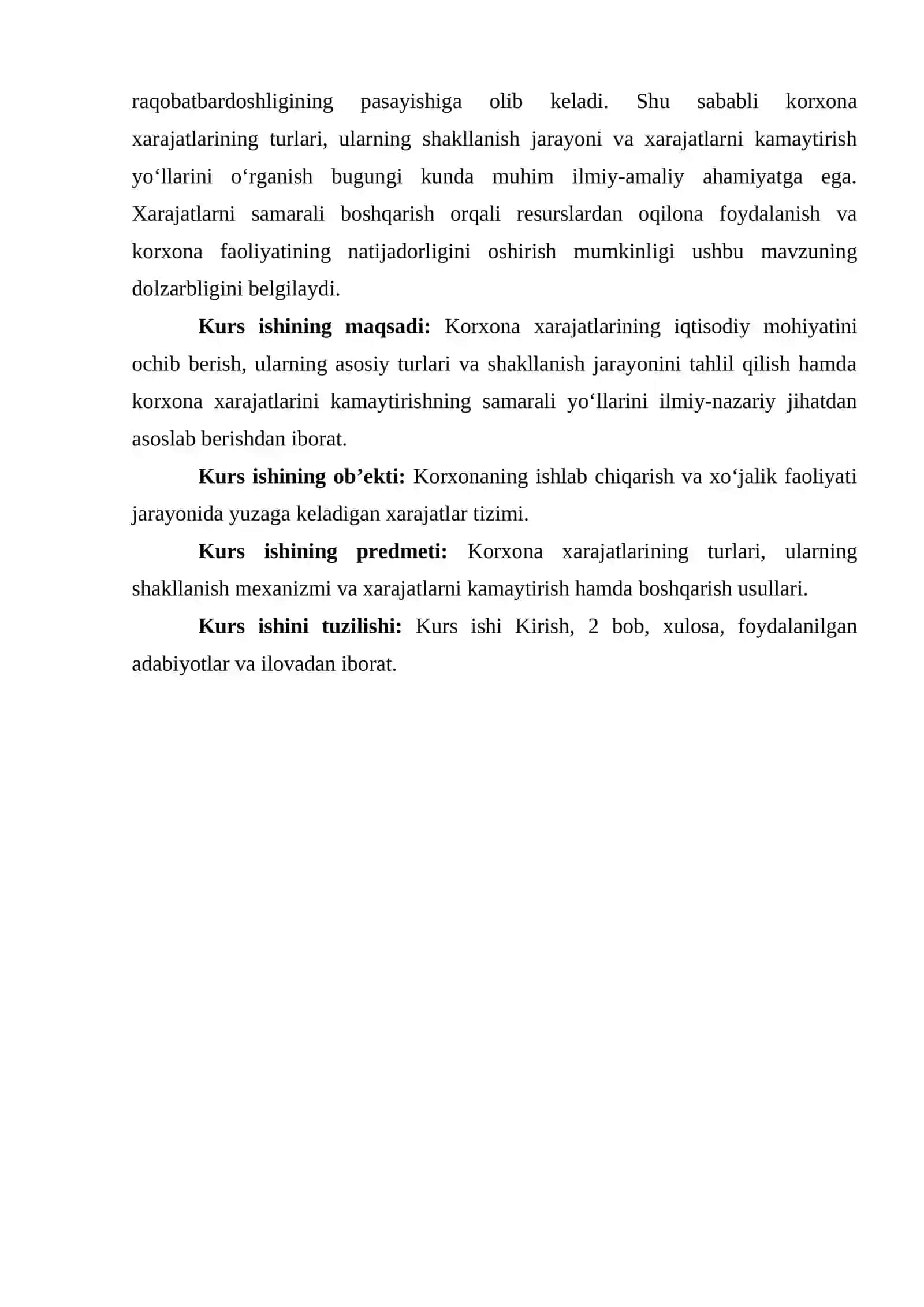 Korxona xarajatlari: turlari, shakllanishi va ularni kamaytirish yo’llari 3