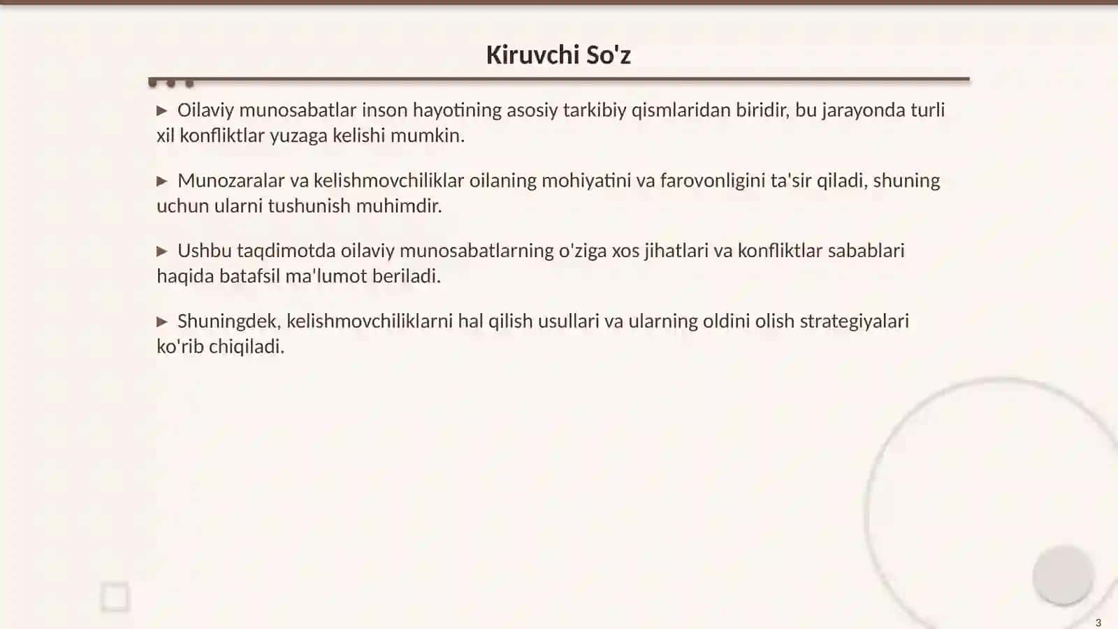 Yuzaga Keladigan Konfliktlar va Ularni Hal Etish 3