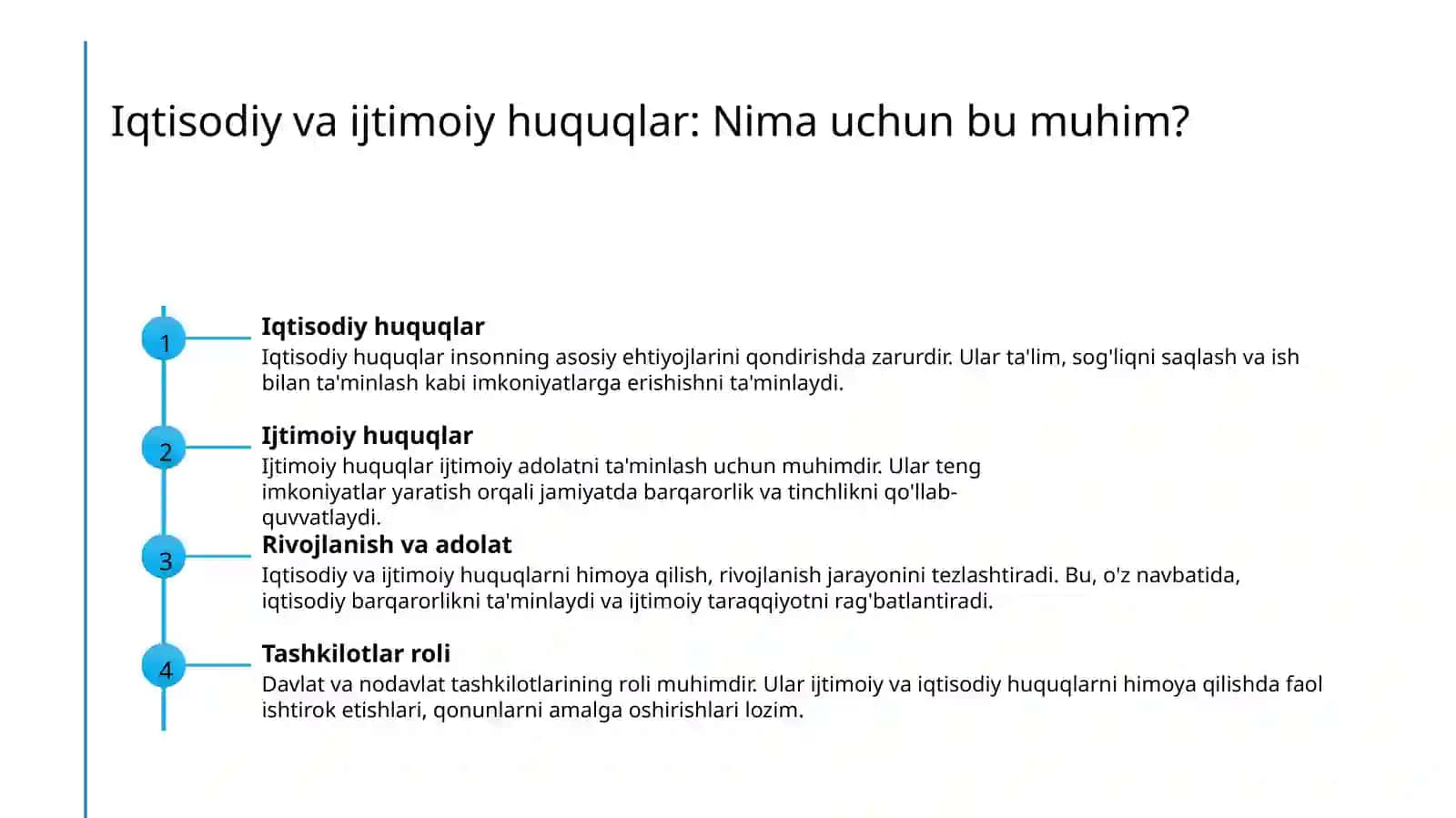 Iqtisodiy va ijtimoiy huquqlar: Nima uchun bu muhim? 3