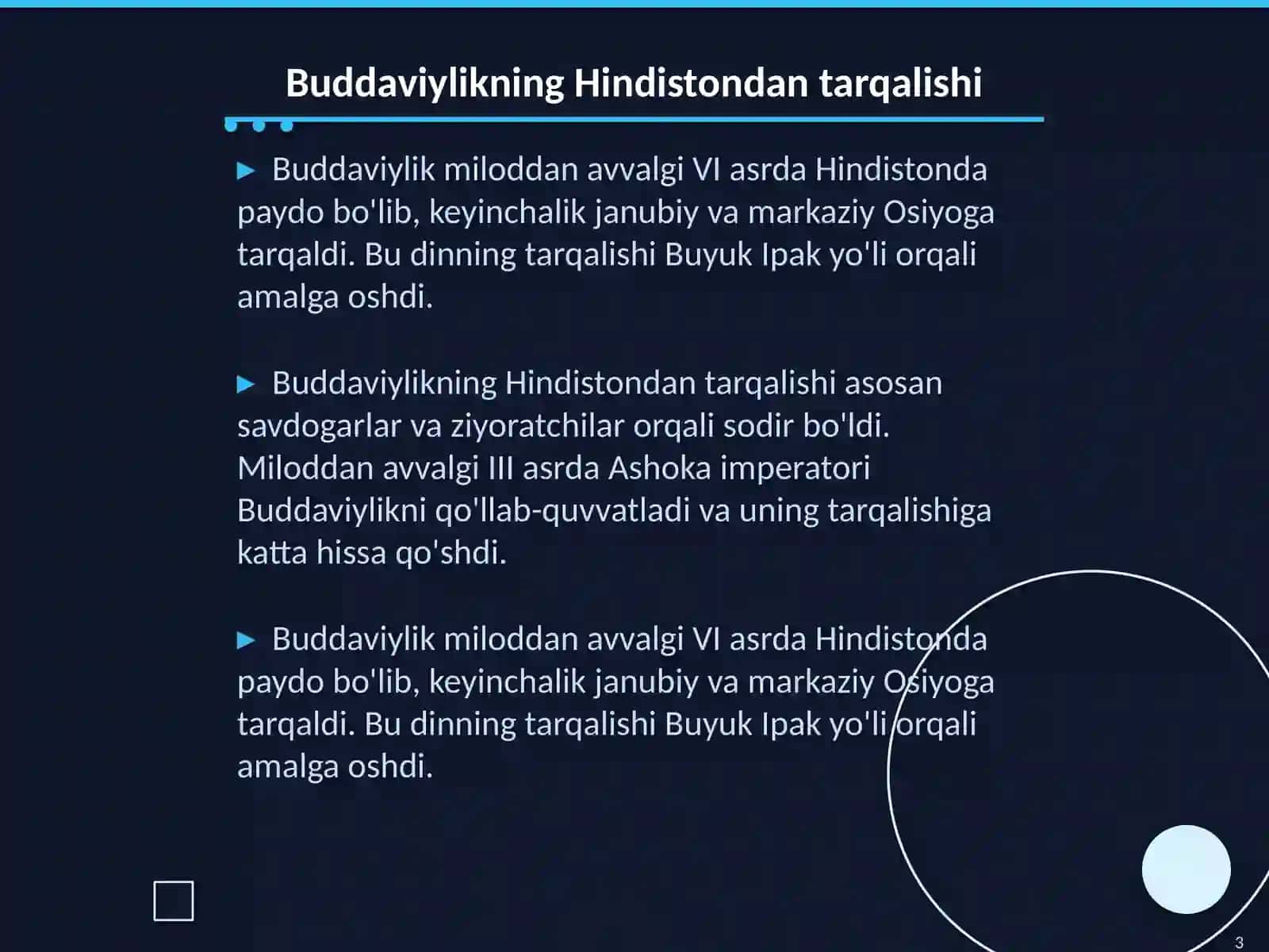 O'rta Osiyoda buddaviylik dinining tarqalishining tarixiy ildizlari va hozirgi zamon O'rta Osiyoda Buddaviylik dinining tarqalishi Kushon madaniyati va uning o'ziga xos jihatlari 3