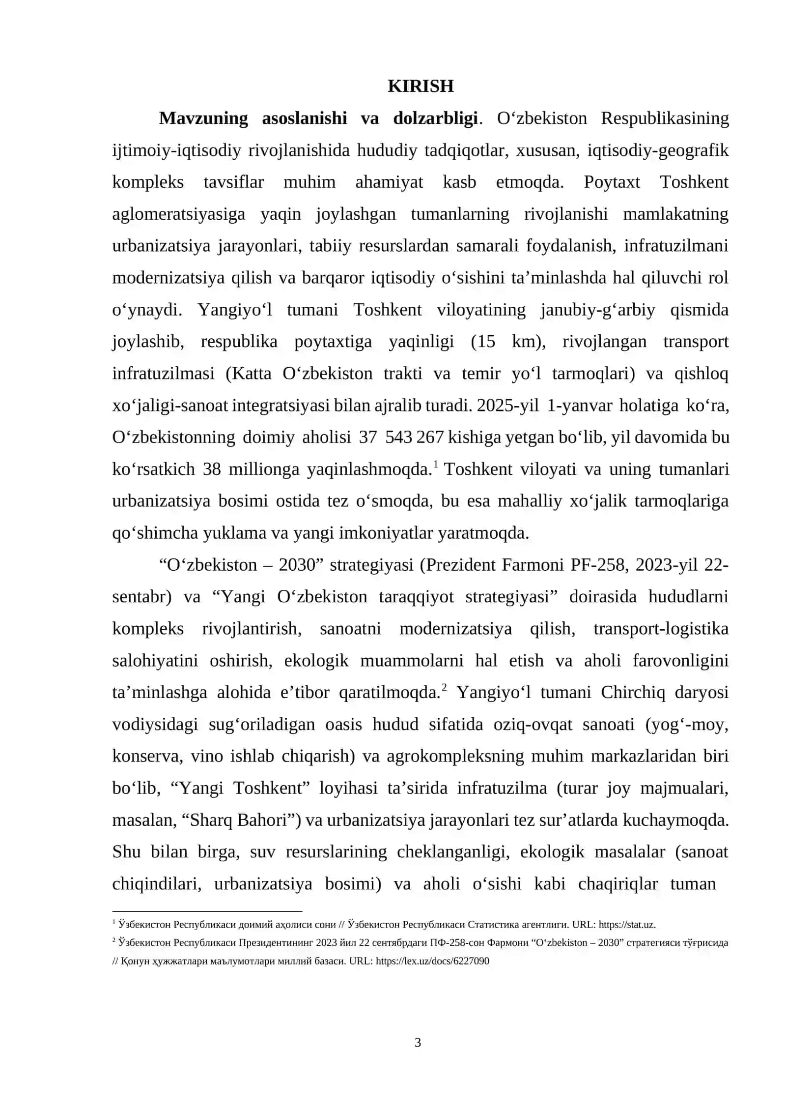 BMI . YANGIYO‘L TUMANIGA IQTISODIY VA IJTIMOIY GEOGRAFIK TAVSIF 3