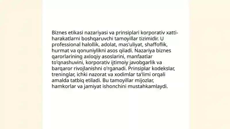 Biznes etikasi va madaniyati 3