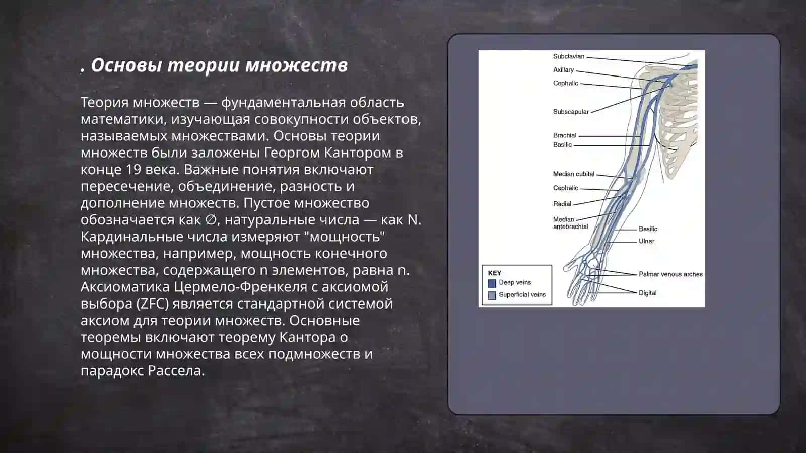 Элементы множеств диаграммы элерра венаа 3