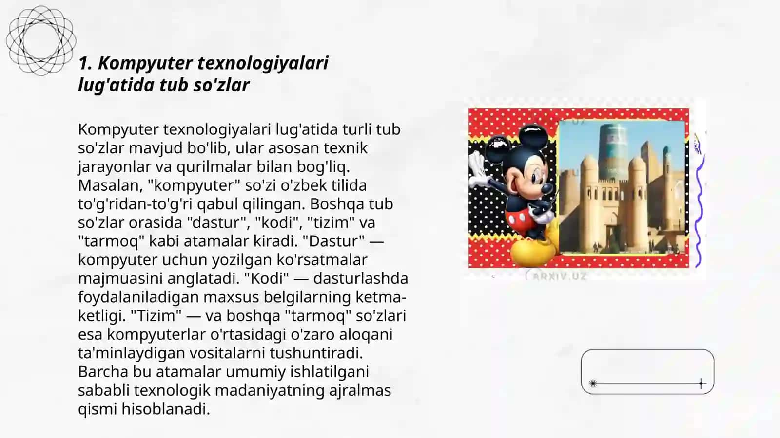 Kompyuter lug’atlarida tub, yasama so’zlar, atoqli otlar va joy nomlari 3