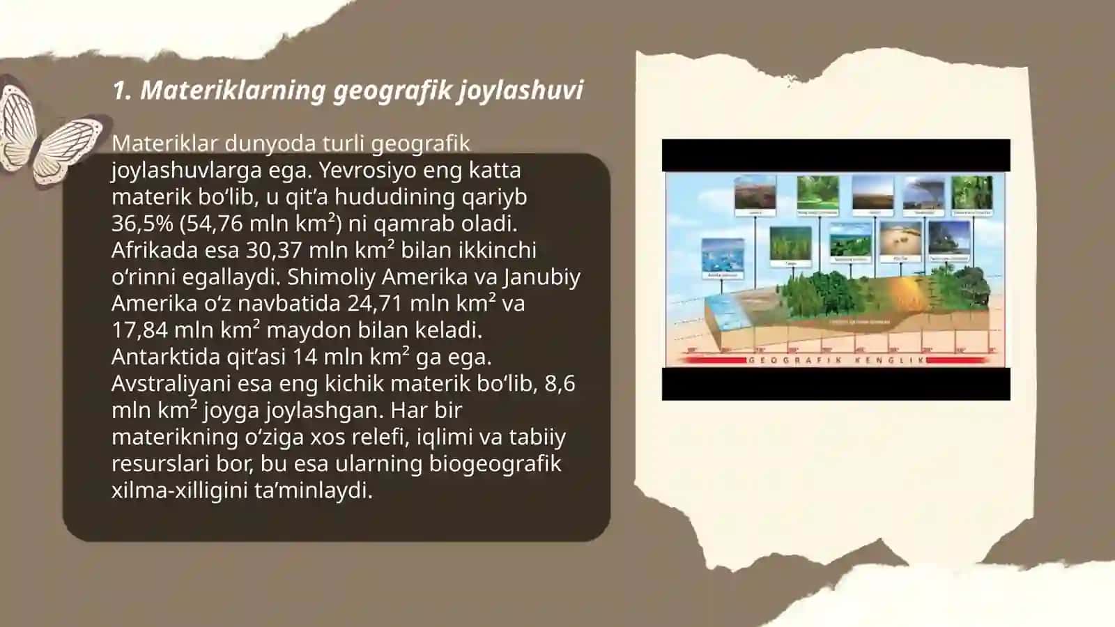 Materiklar va tabiat zonalari 3