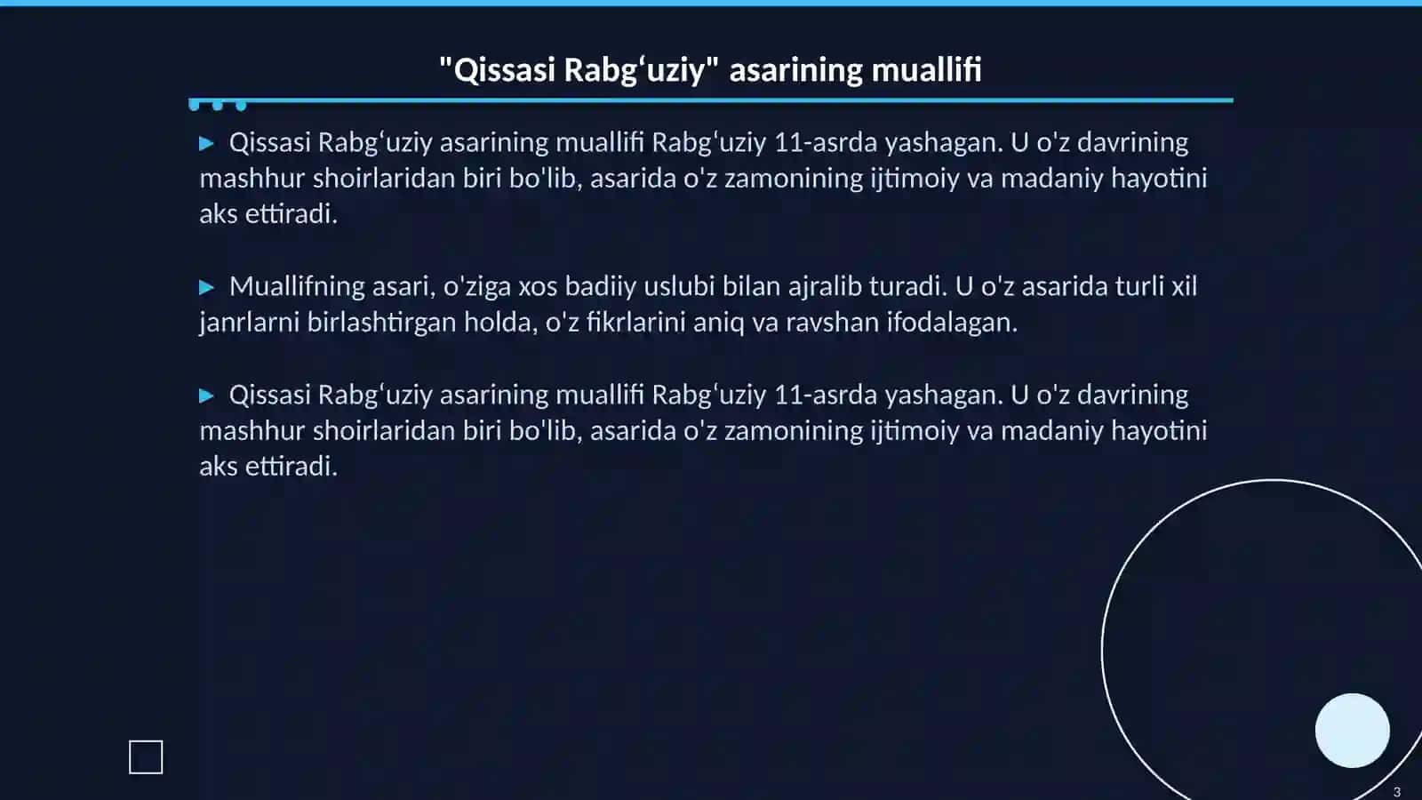 Qissasi Rabgʻuziy 3