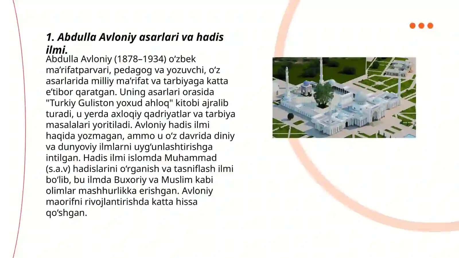 Abdulla Avloniy va Imom Termiziyning hadis ilmiga qoʻshgan hissalarini qiyosiy tahlili 3