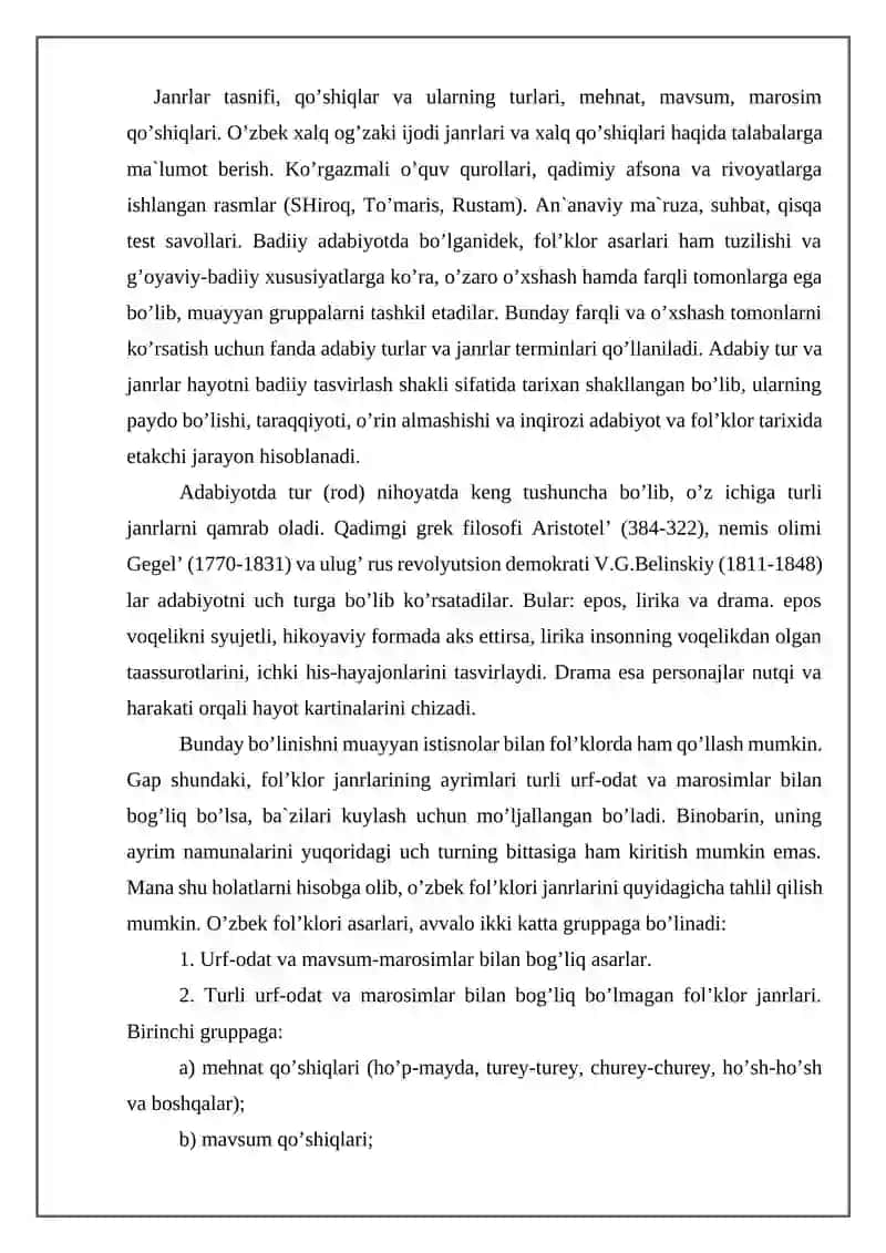 Xalq qo'shiqlari xususiyatlari va ijrochilik an'analar 3