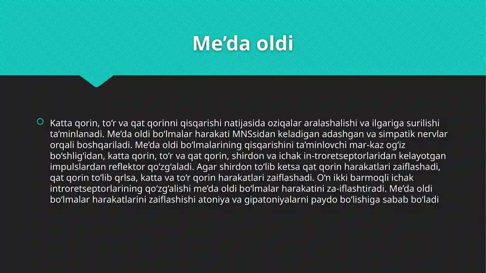 Kavsh qaytaruvchi hayvonlarning me'da oldi bo'limlarida ozuqa hazmining buzilishi 3