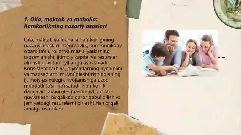 Oila, maktab va mahalla: hamkorlikning nazariy asoslari 3