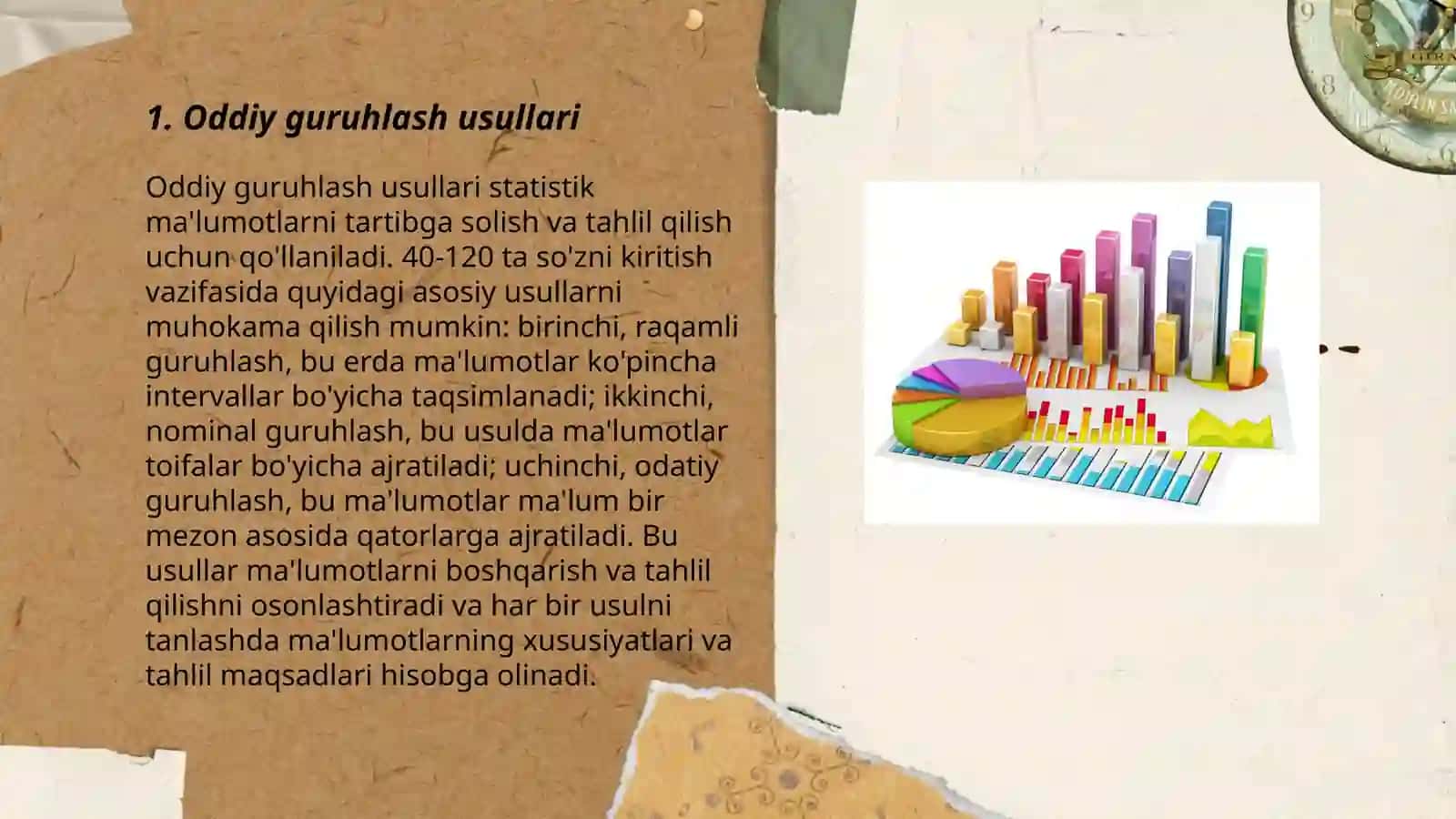 Oddiy va murakkab guruhlash 3