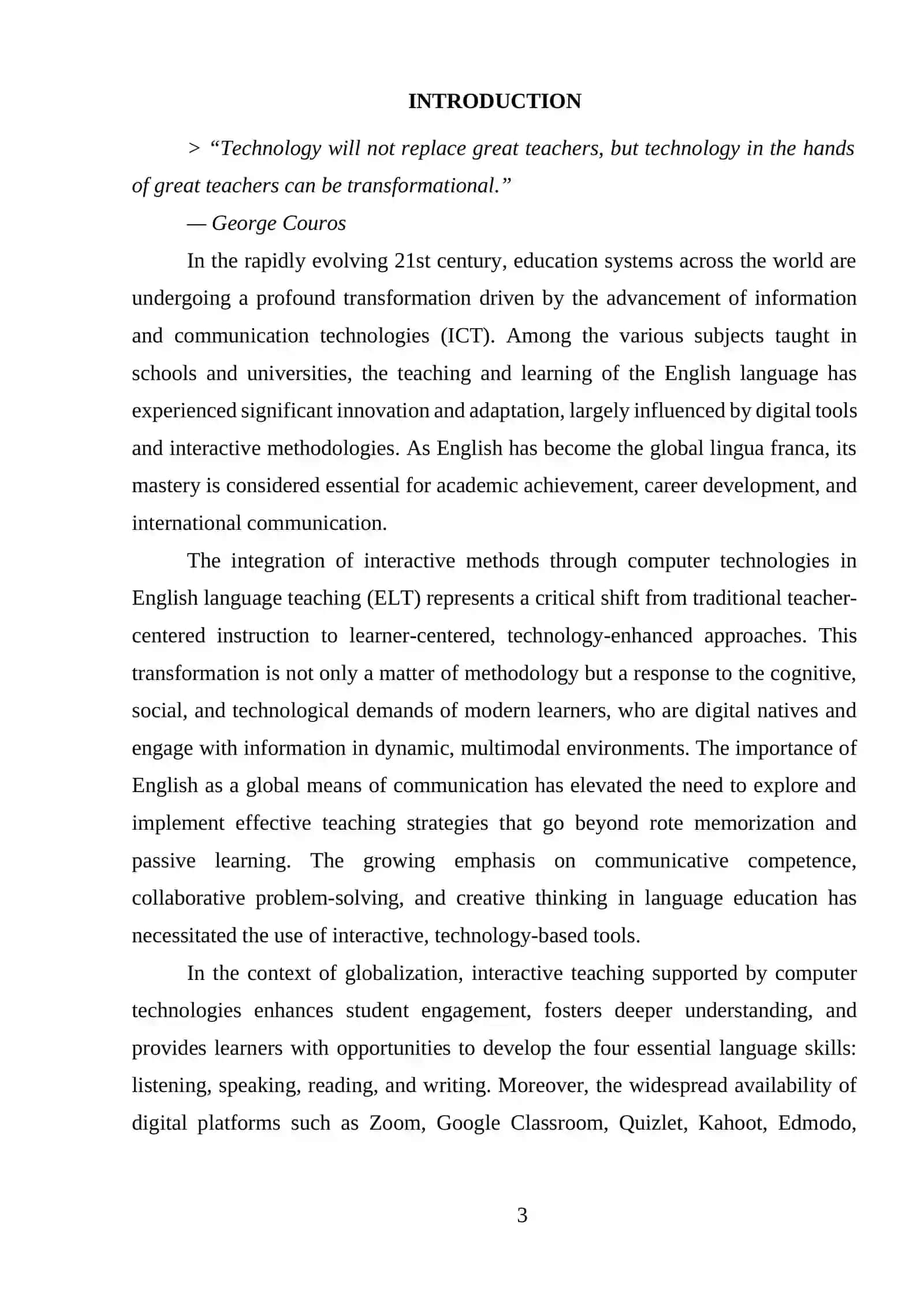 TEACHING ENGLISH WITH INTERACTIVE METHODS BY COMPUTER TECHNOLOGIES 3