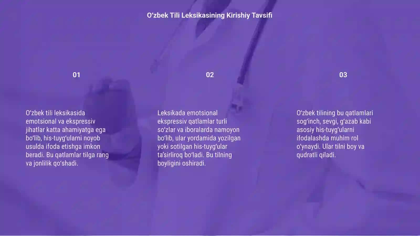 O‘zbek tili leksikasining emotsional ekspressiv jihatdan qatlamlanishi 3
