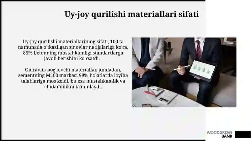 Centex Uz sifat ko'rsatkichlarini aniqlash 3