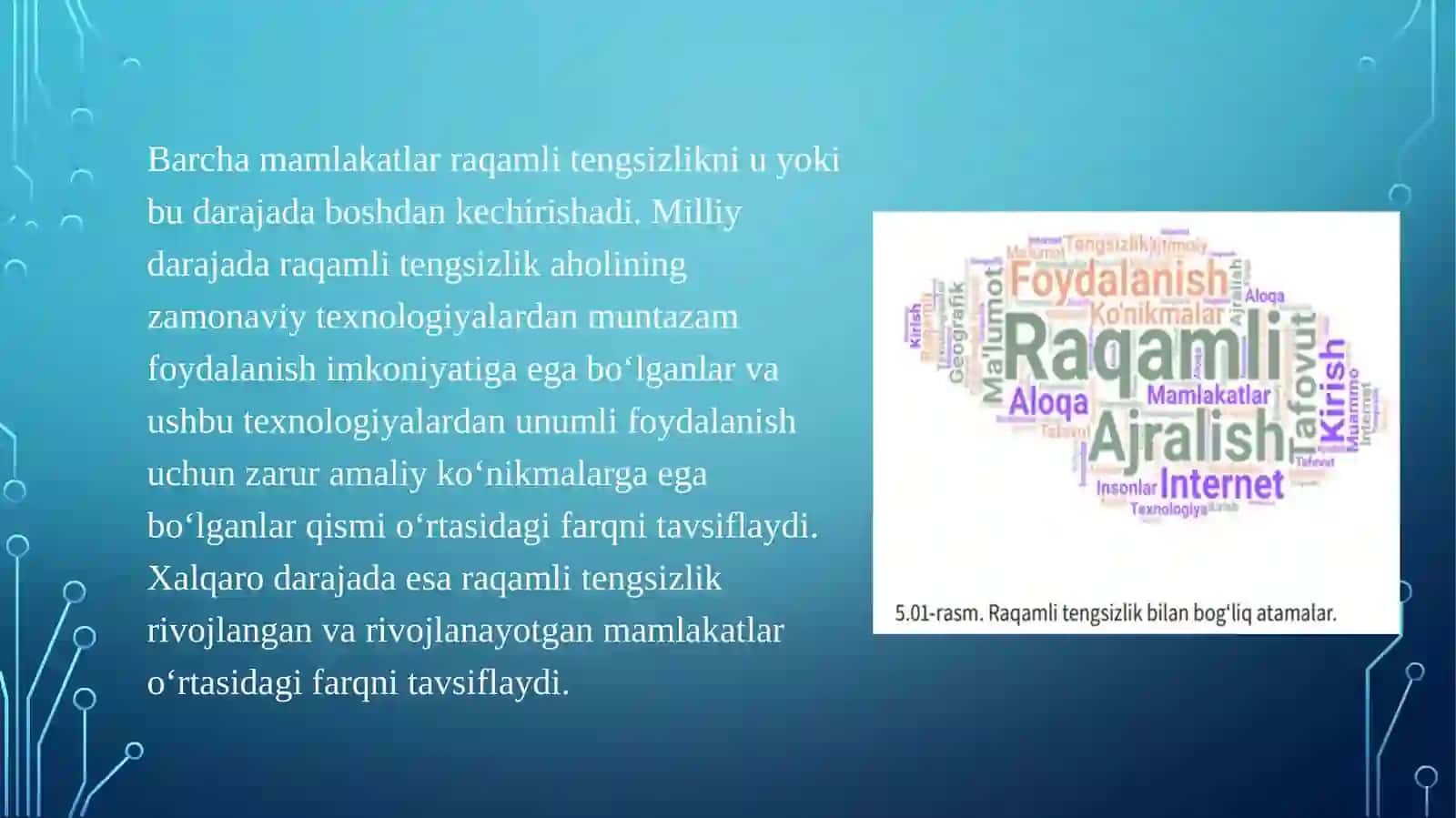Raqamli tengsizlik va raqamli texnologiyalar 3