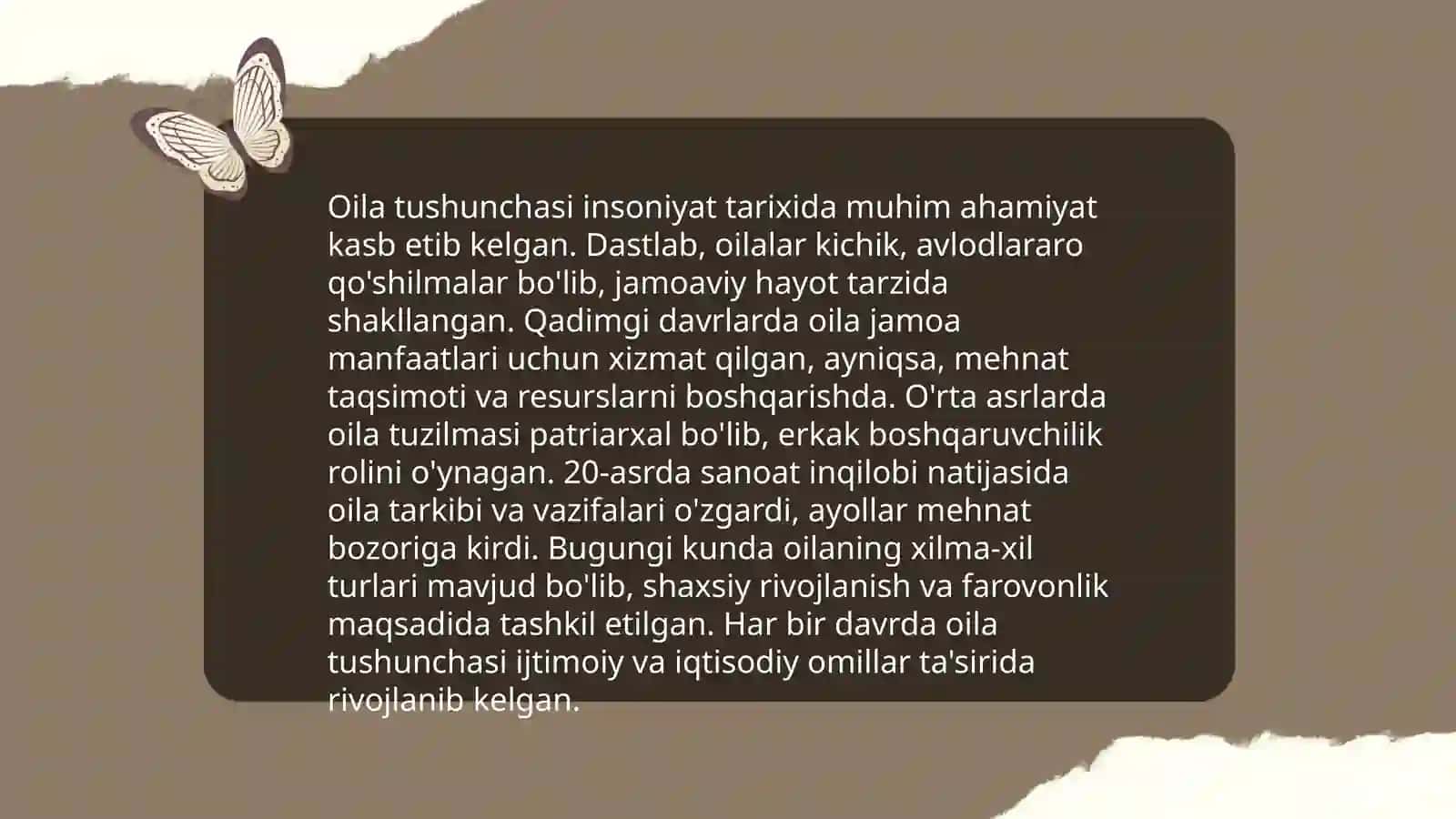 Tarixiy antropologiyada oila va nikoh munosabatlari esse 3