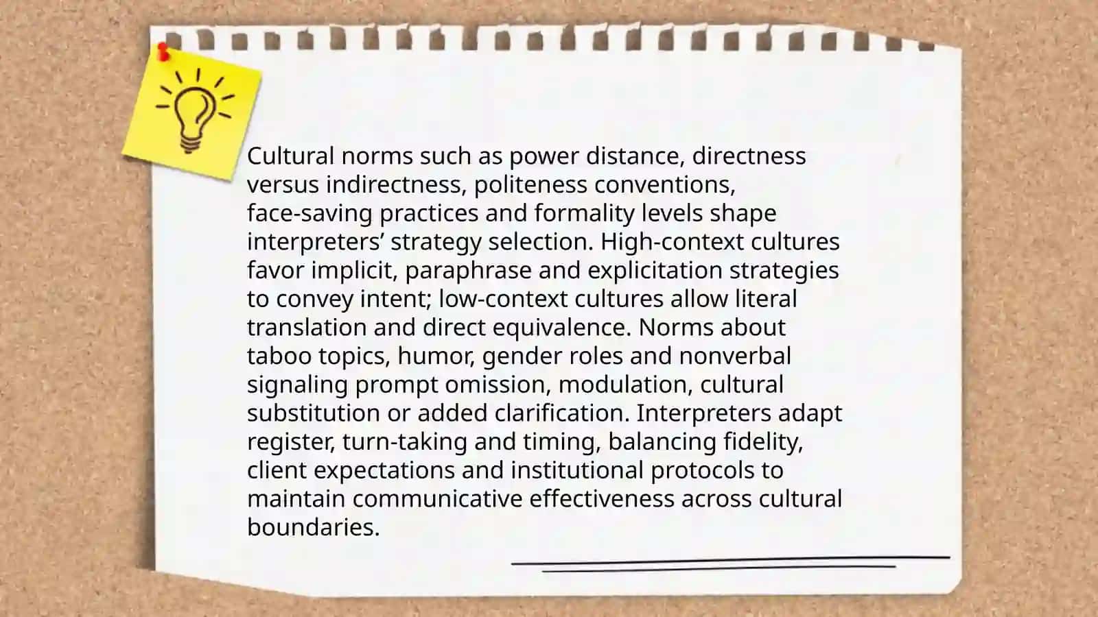 Cultural Differences in Interpreting 3