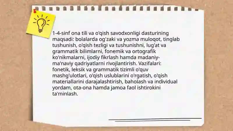 1-4-sinf ona tili va o'qish savodxonligi fani dasturini o'rganish 3