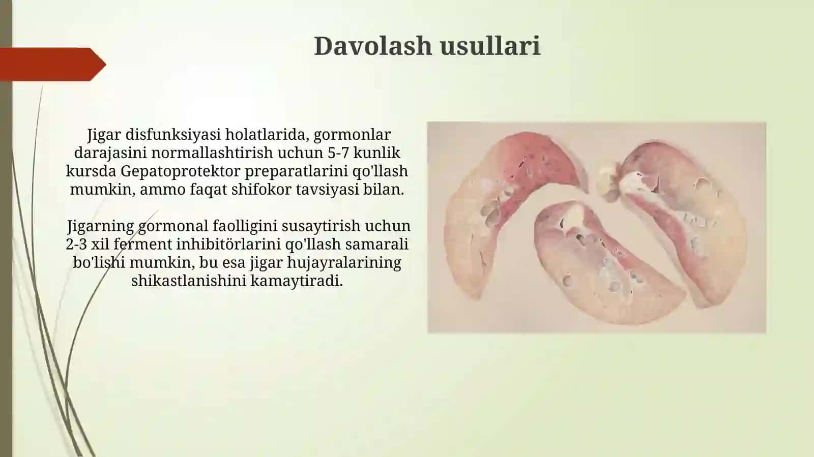 Jigarda gormonlarni zararsizlantirilishi, klinik ahamiyati 3