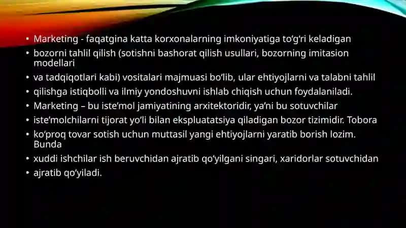 Korxonani strategig maqsadlariga erishishda tashkilot missiyasini ishlab chiqish 3