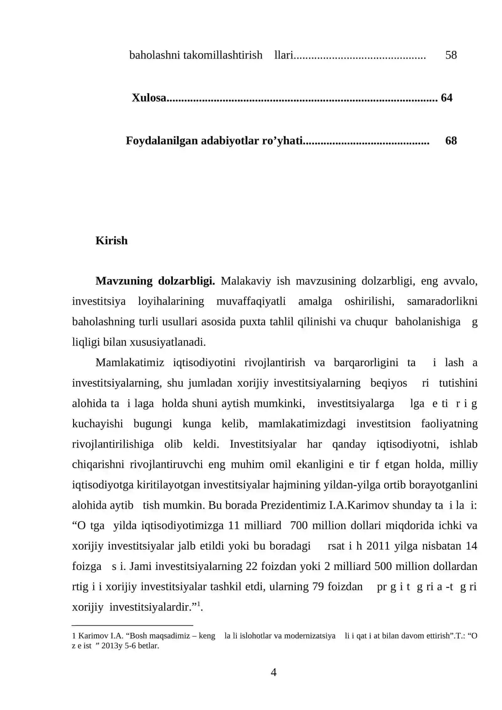 Investitsiya loyihalari samaradorligini baholash 3