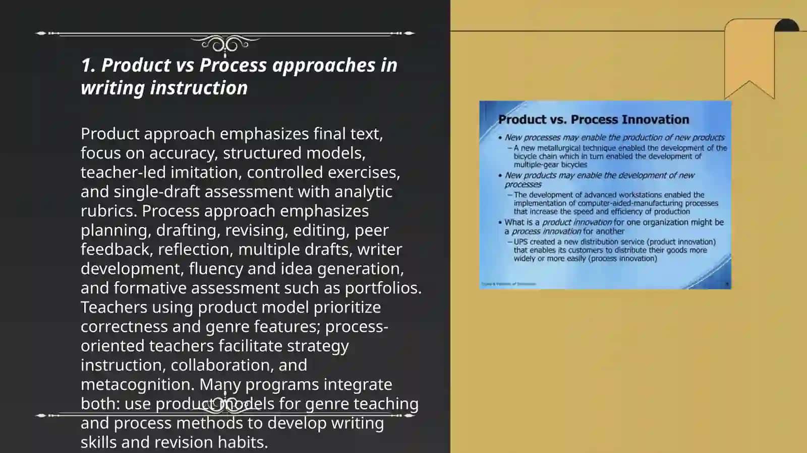 Product and Process 3