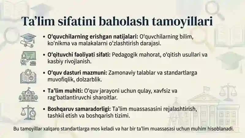 Taʼlim sifatini baholash tadqiqotlari 3